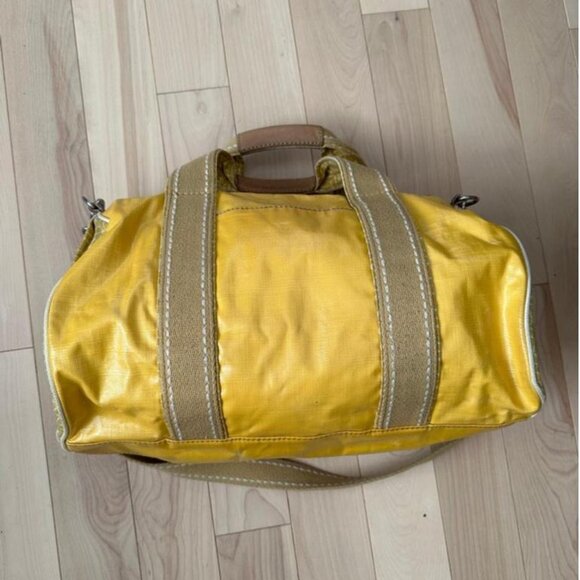 High-quality Fossil Key-Per bowling bag yellow coated canvas - Picture 5 of 8